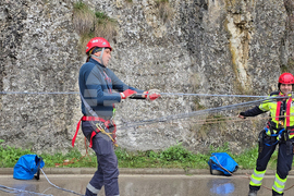 Ловеч - Единна спасителна система при верижна катастрофа - учение