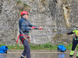 Ловеч - Единна спасителна система при верижна катастрофа - учение
