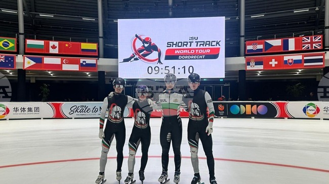 С мотивиращи послания бяха посрещнати както българските национали по шорттрек, така и останалите отбори, които участват в последния турнир от Световния тур