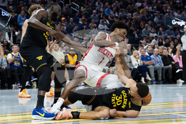 Rockets Warriors Basketball