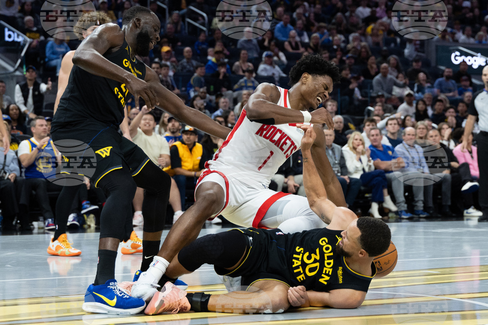 Rockets Warriors Basketball