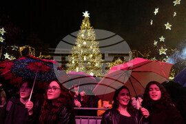 Greece Daily Life Holiday Lights