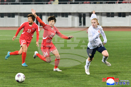 North Korea Russia Soccer