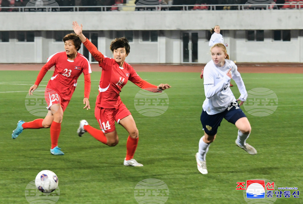 North Korea Russia Soccer