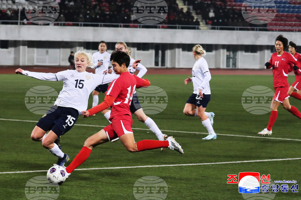 North Korea Russia Soccer