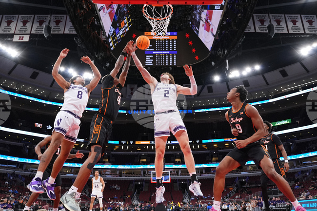 APTOPIX Oklahoma State Northwestern Basketball