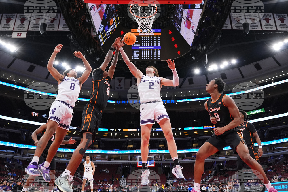 APTOPIX Oklahoma State Northwestern Basketball