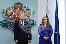 Румен Радев - Лина Омар - награждаване