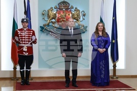 Румен Радев - Лина Омар - награждаване