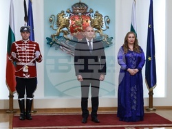 Румен Радев - Лина Омар - награждаване