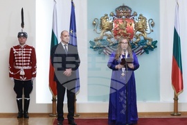 Румен Радев - Лина Омар - награждаване