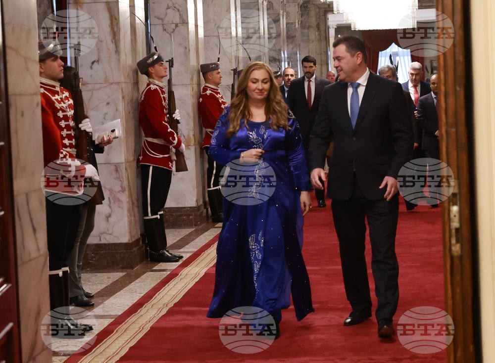 Румен Радев - Лина Омар - награждаване