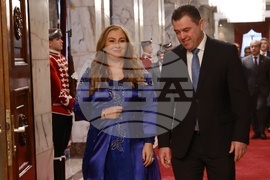 Румен Радев - Лина Омар - награждаване