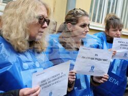 Бургас - Дирекция "Социално подпомагане" - протест