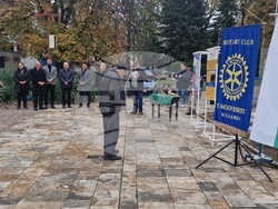 Търговище - паметник на Васил Левски - начало на изграждането