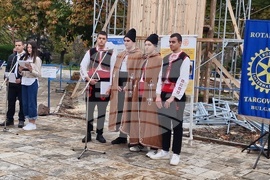 Търговище - паметник на Васил Левски - начало на изграждането