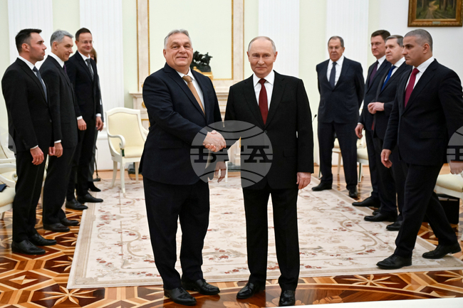 Виктор Орбан поиска още петрол и газ по време на разговори в Кремъл с Владимир Путин