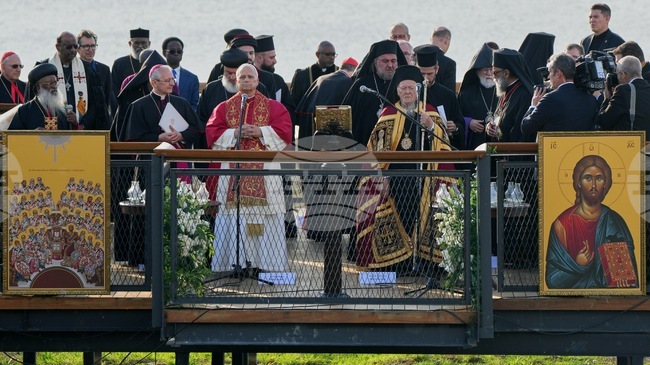 Папа Лъв XIV участва в религиозна церемония в турския град Изник за отбелязване на 1700-та годишнина от Никейския събор