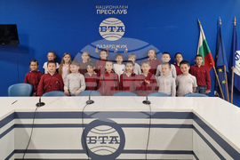 Национален пресклуб на БТА Пазарджик - ученици - посещение