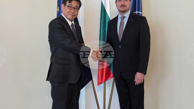 Deputy Foreign Minister Receives Copies of Letters of Credence from Japan’s New Ambassador to Bulgaria