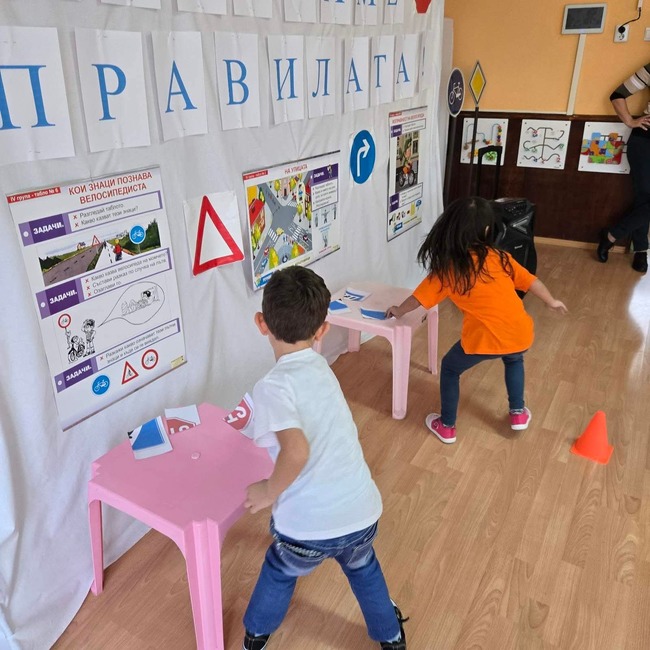 ДГ „Щастливо детство“ – Кубрат с активни инициативи за пътна безопасност