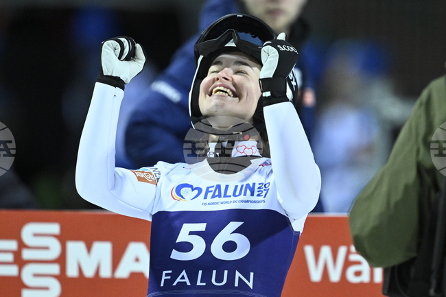 CORRECTION Sweden World Cup Ski Jumping