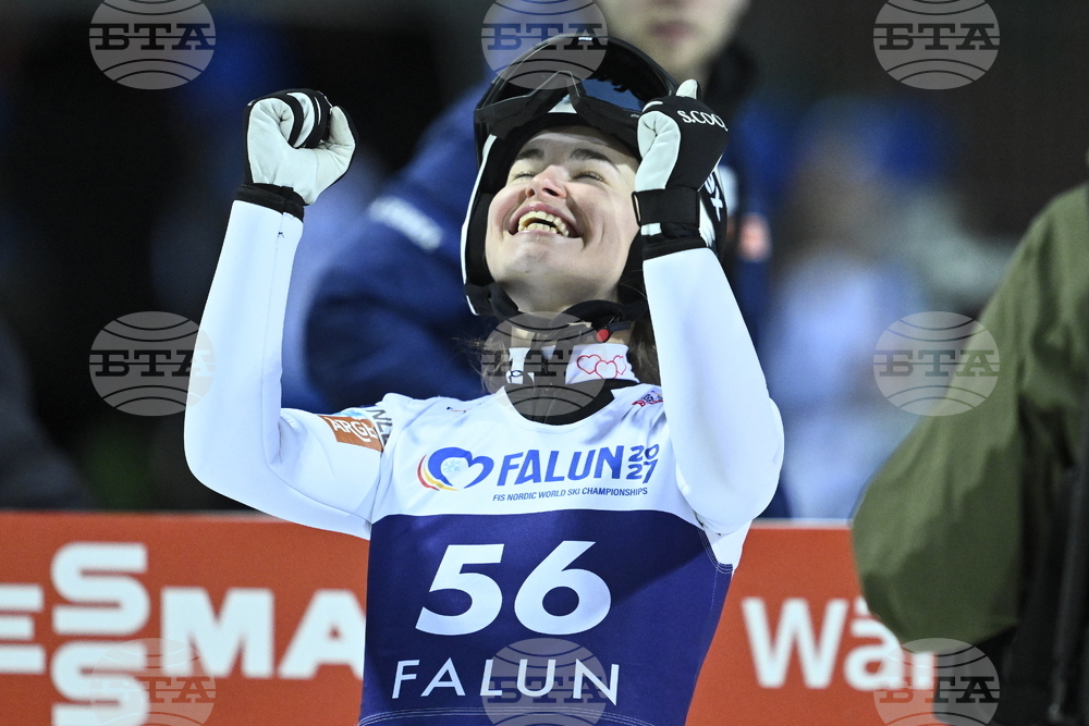 CORRECTION Sweden World Cup Ski Jumping