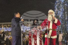 Генерал Тошево - коледни светлини - елха