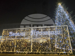 Генерал Тошево - коледни светлини - елха