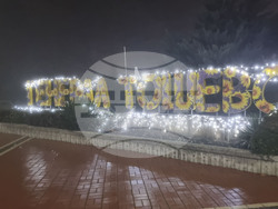 Генерал Тошево - коледни светлини - елха