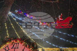 Генерал Тошево - коледни светлини - елха