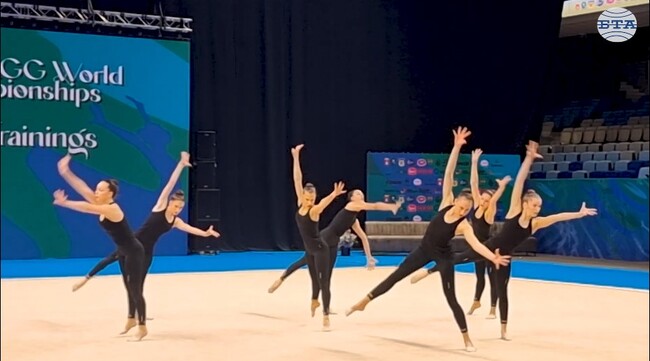 Българските отбори направиха официална подиум тренировка преди Световното първенство по естетическа групова гимнастика в Самоков
