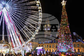 France Daily Life Holiday Lights