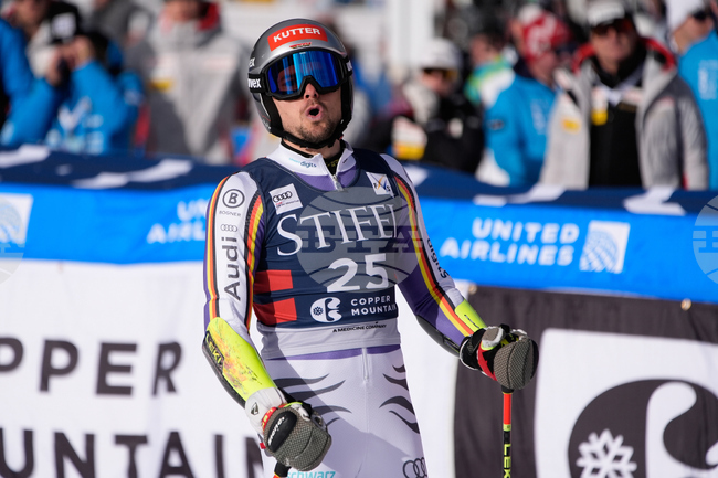 Германецът Александър Шмид е готов да участва в гигантския слалом от Олимпийските игри в Милано-Кортина