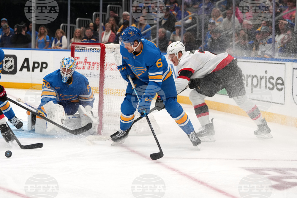 Senators Blues Hockey