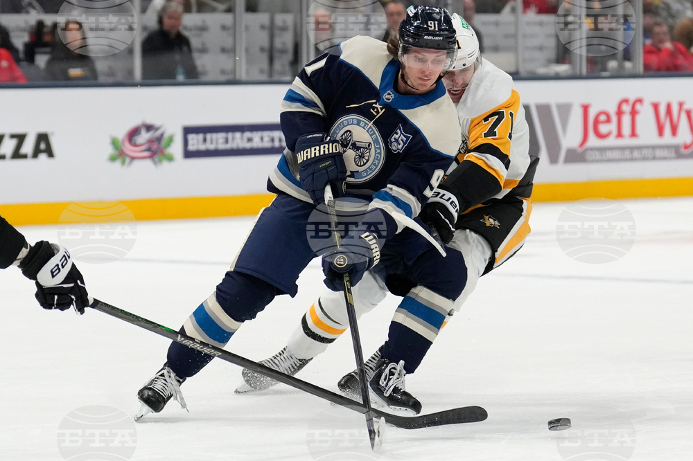 Penguins Blue Jackets Hockey