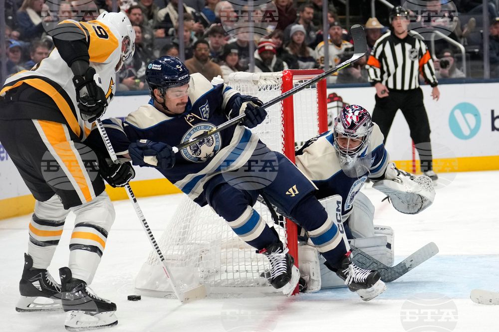 Penguins Blue Jackets Hockey