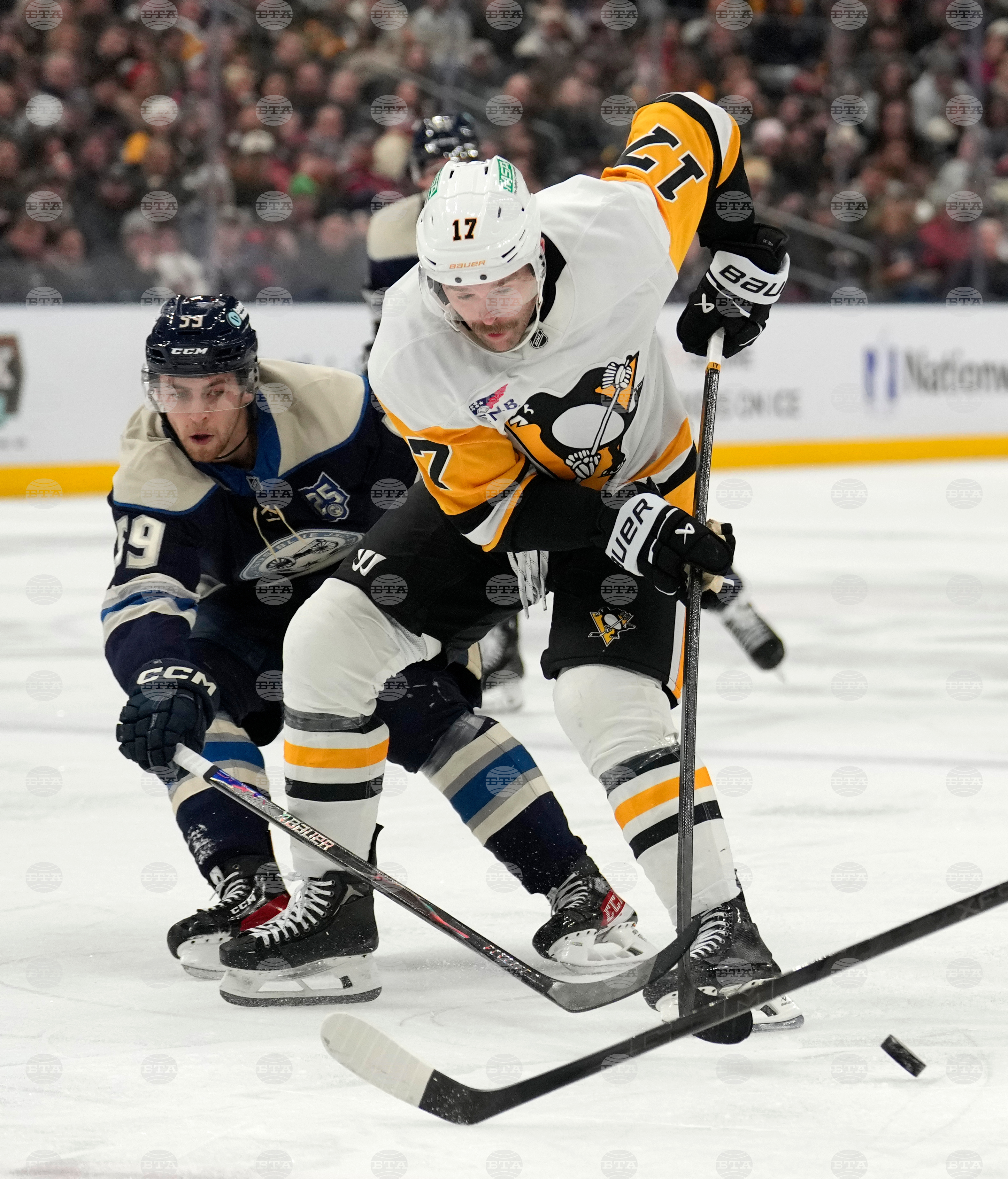 Penguins Blue Jackets Hockey