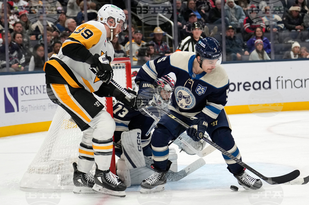 Penguins Blue Jackets Hockey