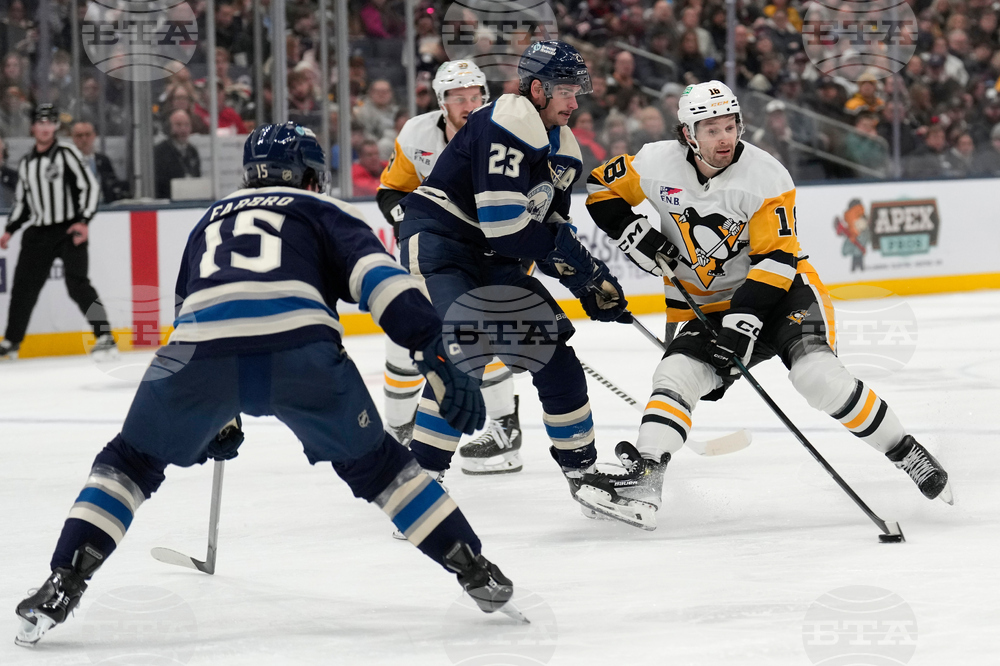 Penguins Blue Jackets Hockey