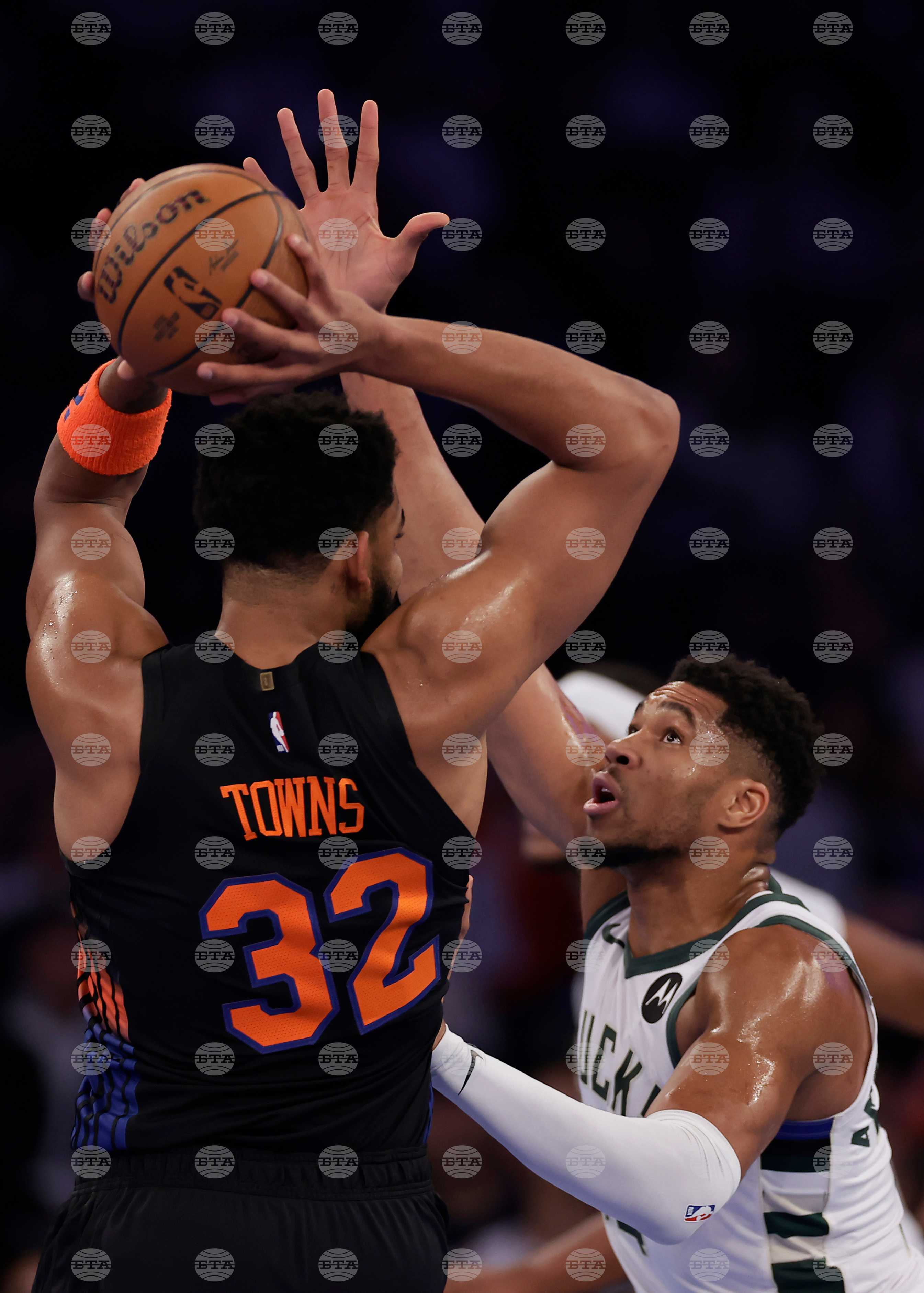 Bucks Knicks Basketball