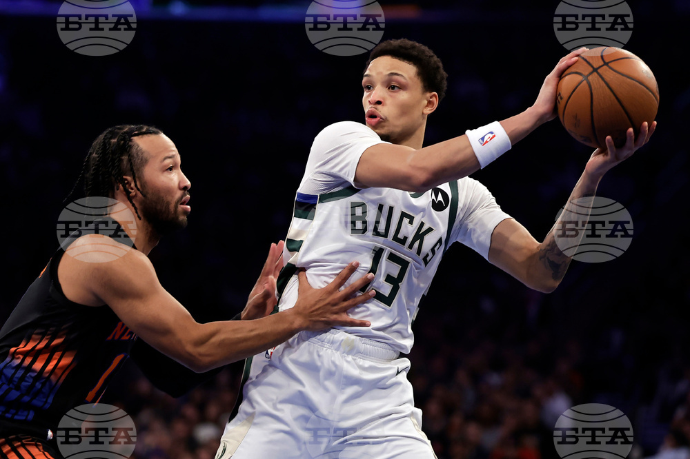 Bucks Knicks Basketball