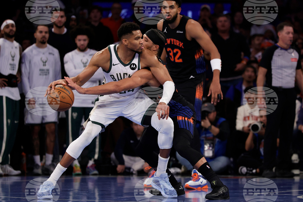 Bucks Knicks Basketball