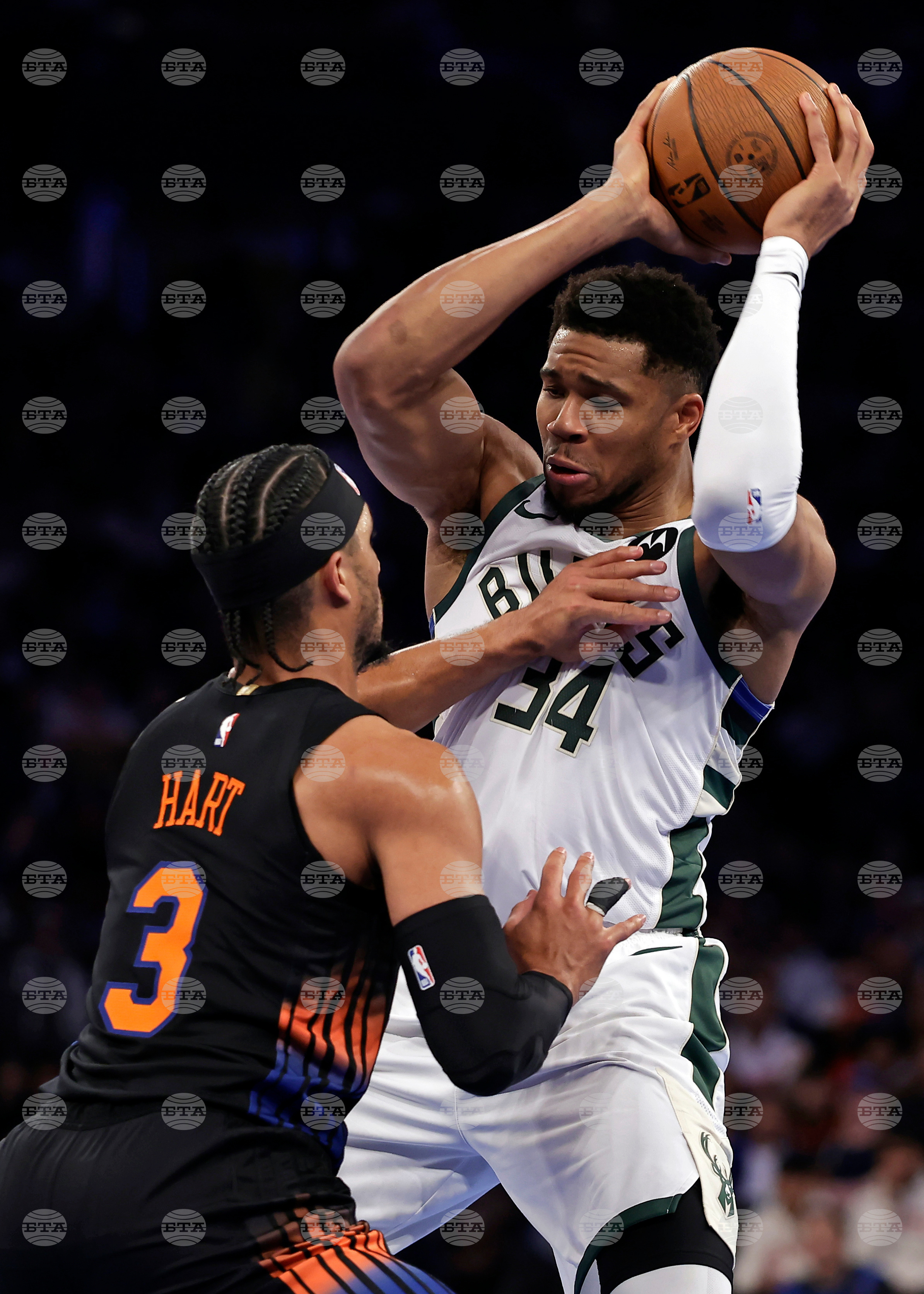Bucks Knicks Basketball