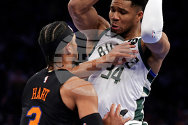 Bucks Knicks Basketball