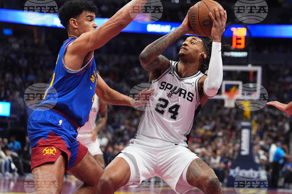 Spurs Nuggets Basketball