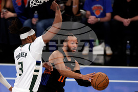 Bucks Knicks Basketball