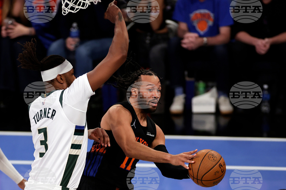 Bucks Knicks Basketball