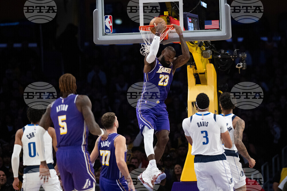 Mavericks Lakers Basketballu