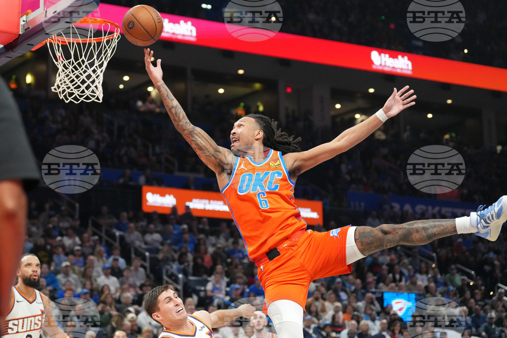 APTOPIX Suns Thunder Basketball